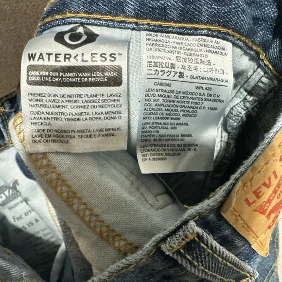 Levis 517 Mens Bootcut Jeans Size 32 Medium Wash Blue Denim Slim Fit - Picture 5 of 11